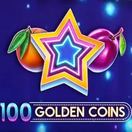 Slots logo of 100 Golden Coins from Amusnet Interactive at SlotsPalace Casino