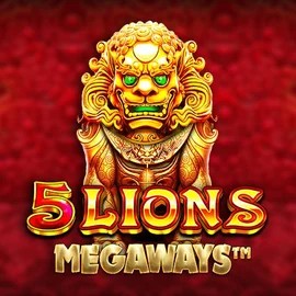 5 Lions Megaways logo by Pragmatic Play at SlotsPalace Casino