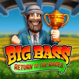Big Bass Return to the Races by Pragmatic Play, showcased at slotpalacecasino.gr – game logo