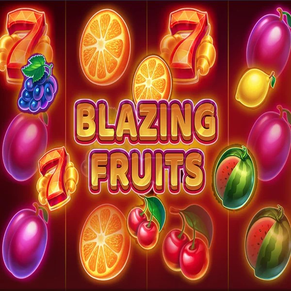 Blazing Fruits slot visual from Inbet Games available on slotpalacecasino.gr