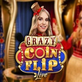 Try Crazy Coin Flip slot by Evolution on slotpalacecasino.gr – logo image
