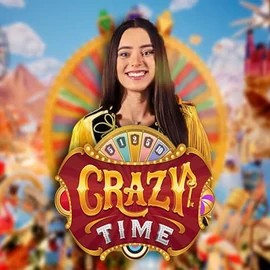Play the Crazy Time slot by Evolution on SlotsPalace Casino