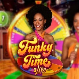 Funky Time casino game by Evolution – featured logo at SlotsPalace Casino