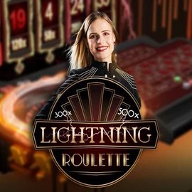 Lightning Roulette casino game by Evolution – featured logo at SlotsPalace Casino