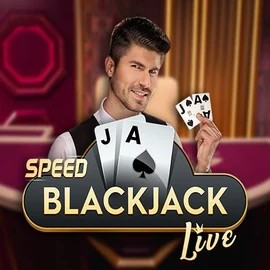 Official Live Casino logo: Speed Blackjack by Pragmatic Play at SlotsPalace Casino
