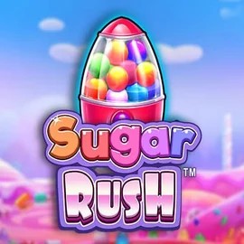 Sugar Rush by Pragmatic Play, showcased at slotpalacecasino.gr – game logo