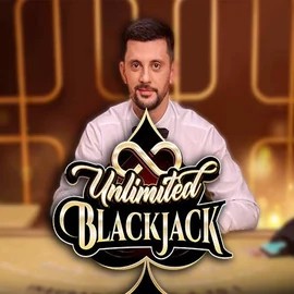 Unlimited Blackjack slot icon by Ezugi, available at SlotsPalace Casino