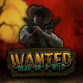 Wanted Dead or a Wild online game logo by Hacksaw Gaming on slotpalacecasino.gr
