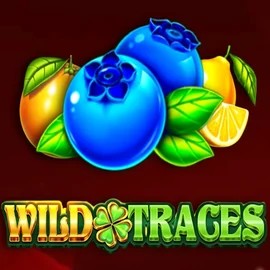 Wild Traces online game logo by Amusnet Interactive on slotpalacecasino.gr